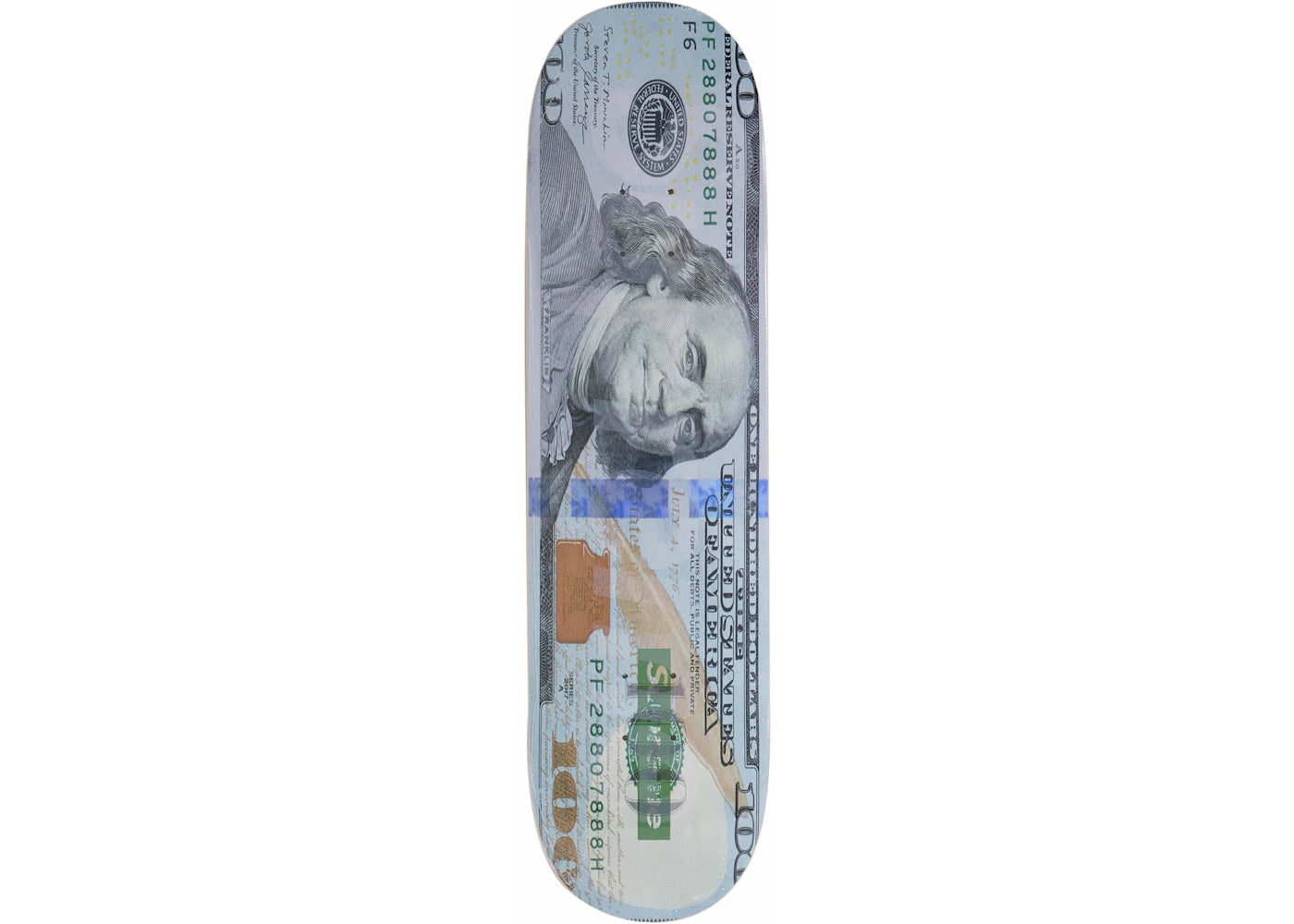 Supreme Money Logo Skateboard Deck Multicolor -1