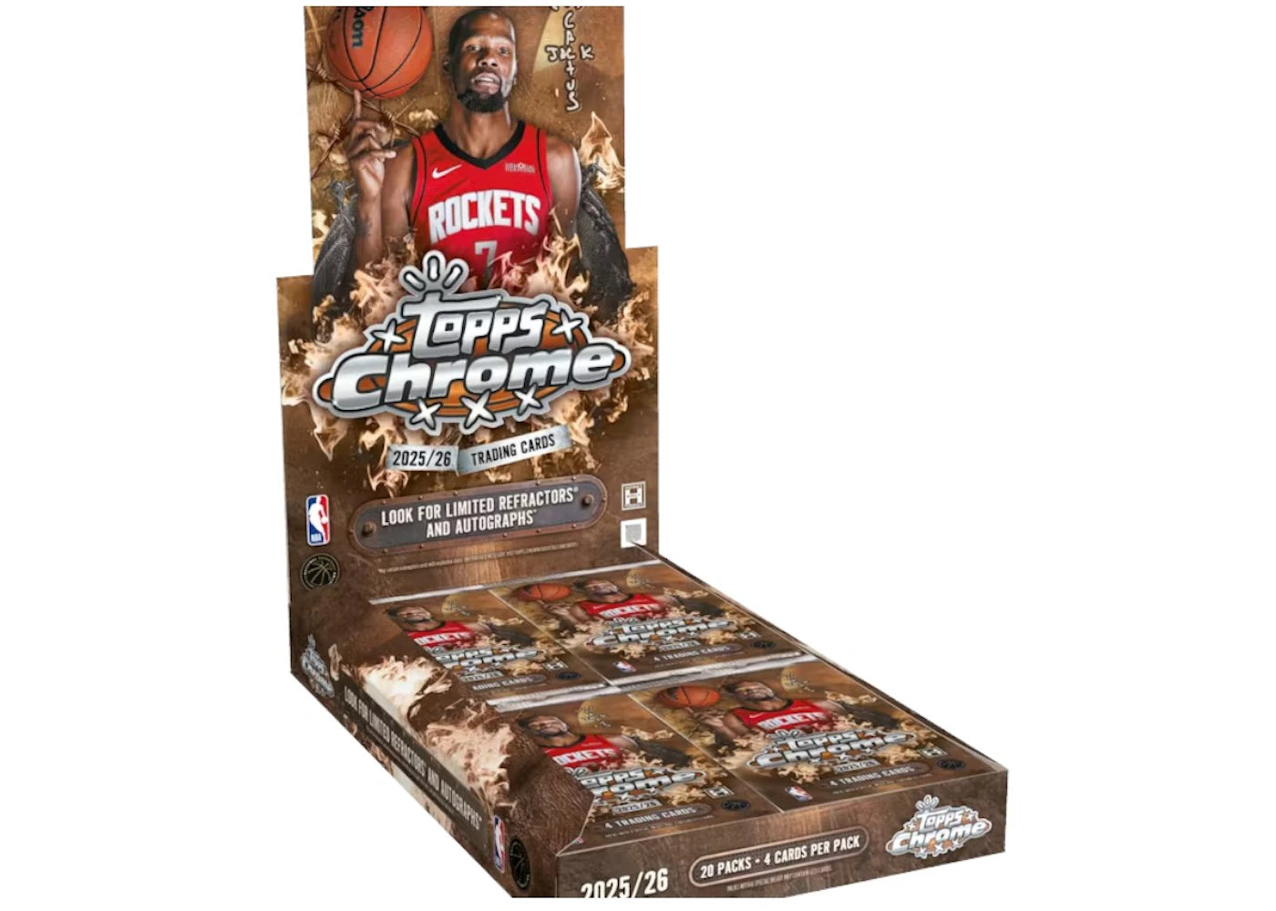 2025/2026 Topps Chrome Cactus Jack Basketball Hobby Box -1