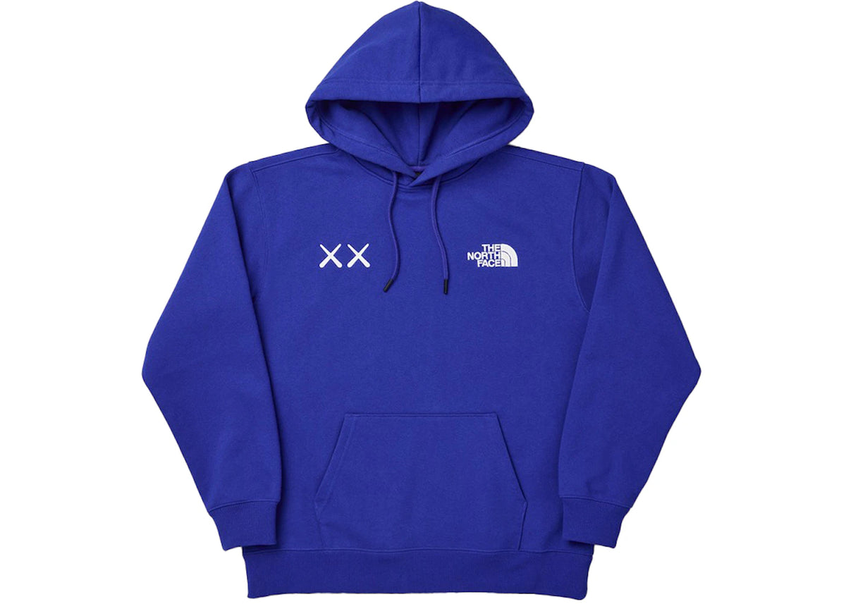 KAWS x The North Face Popover Hoodie Bolt Blue -1