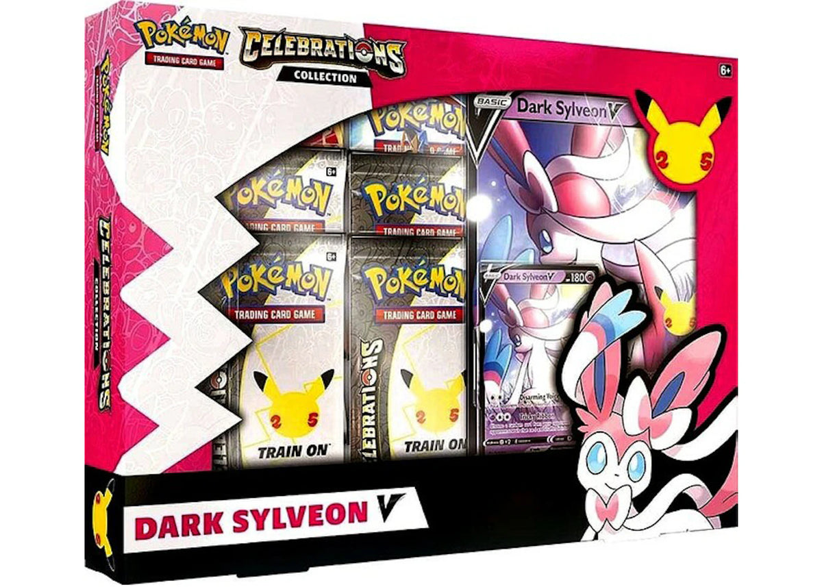 Pokémon TCG 25th Anniversary Celebrations V Box Dark Sylveon V -1