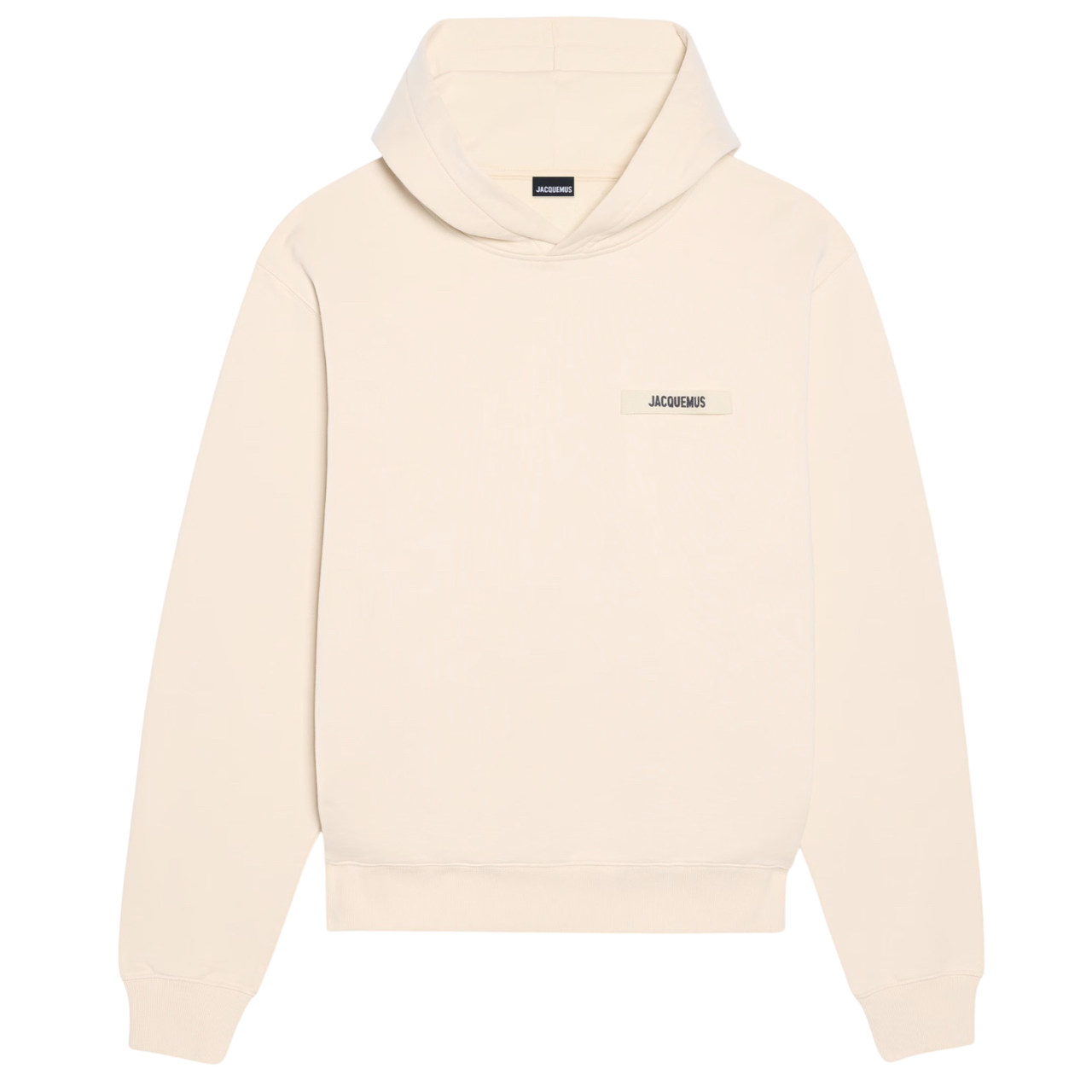 Le Hoodie Gros Grain Jacquemus Cream -1