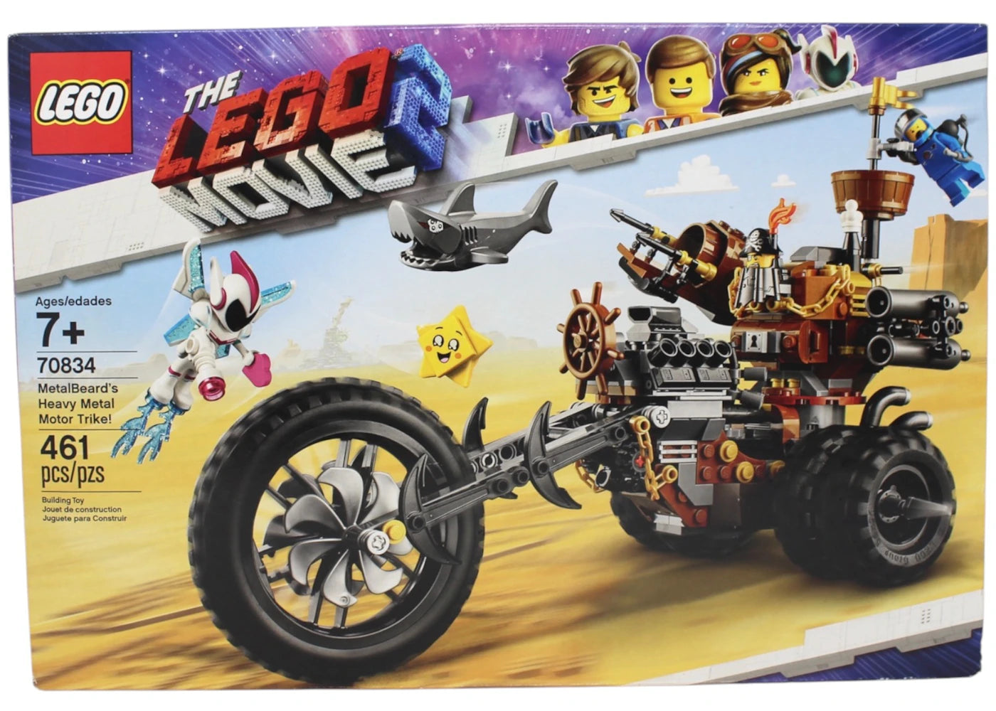LEGO The LEGO Movie 2 MetalsBeard's Heavy Metal Motor Trike! Set 70834 -1