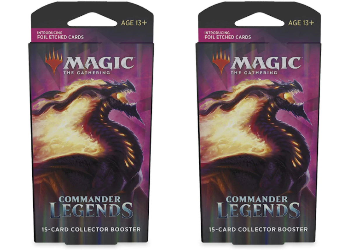 2020 Magic: The Gathering TCG Commander Legends Collector Booster Pack 2x Lot -1