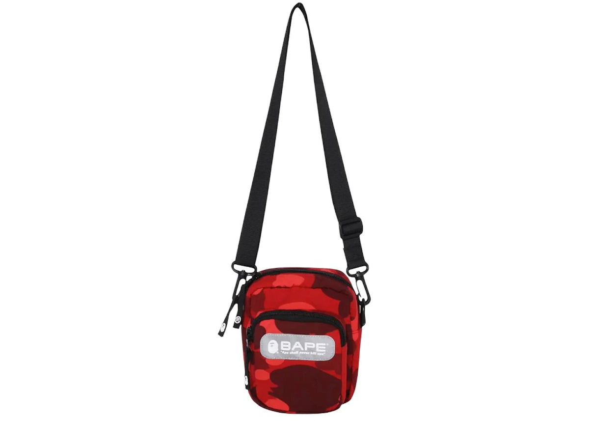 BAPE Color Camo Mini Shoulder Bag Red -1