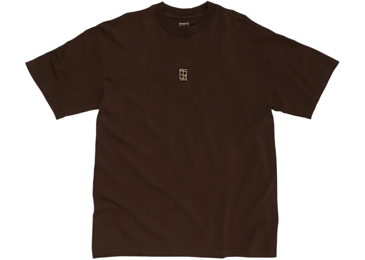 Travis Scott x Nike CJ Court Logo Tee Brown -1