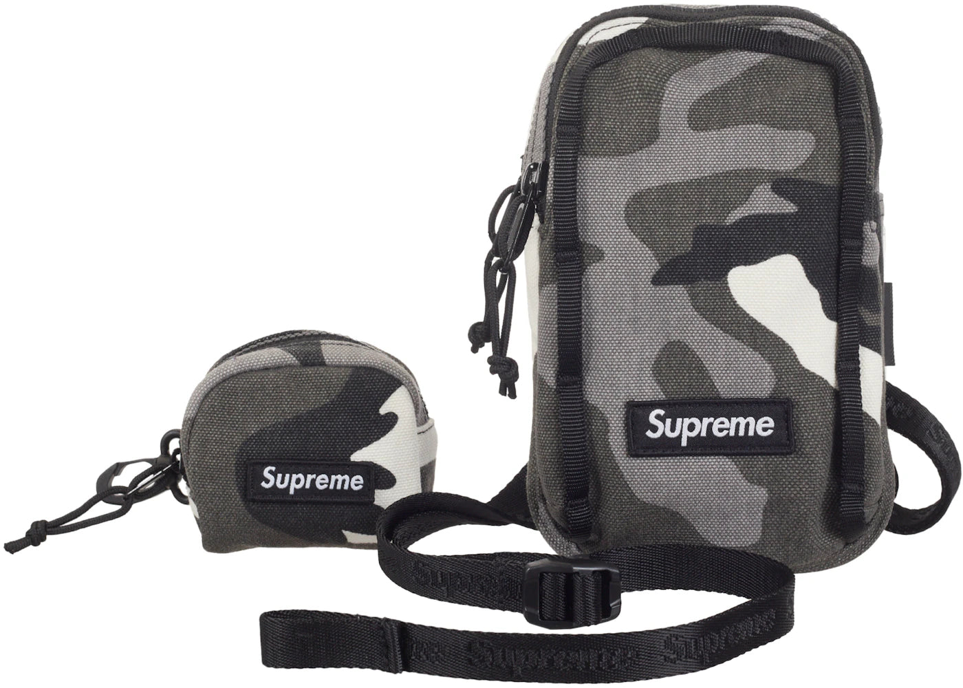 Supreme Camera Bag + Mini Pouch Snow Camo -1