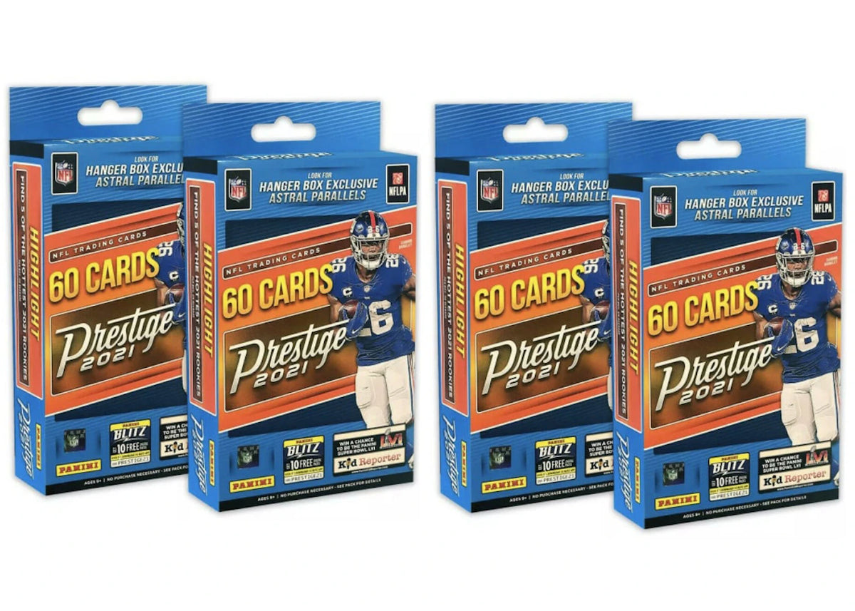 2021 Panini Prestige Football Hanger Box 4x Lot -1