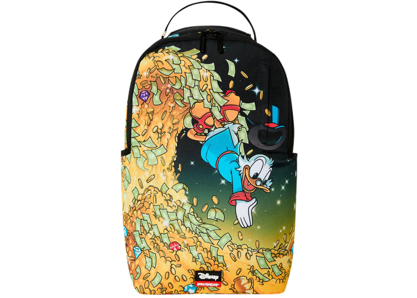 Sprayground Scrooge Mcduck Official Collab Money Rider Backpack Multicolor -1