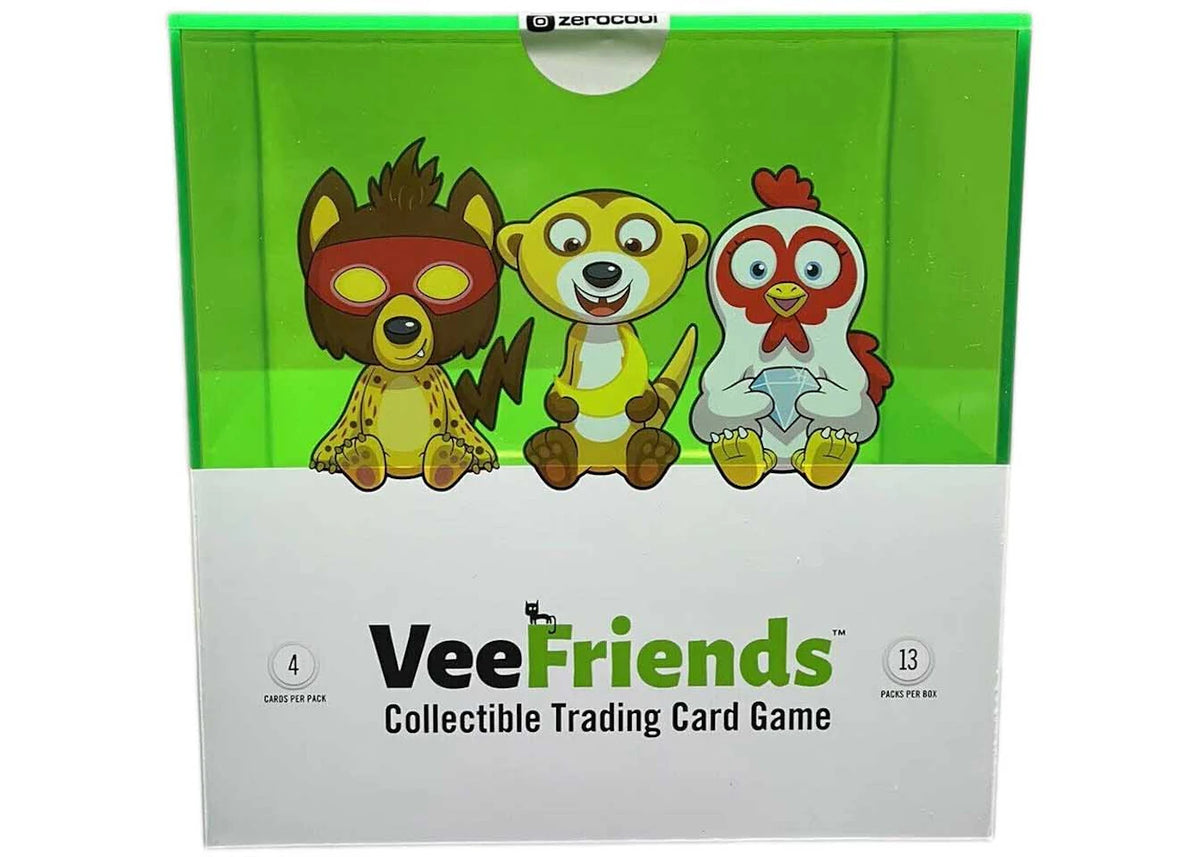 zerocool VeeFriends Series 2 Least Rare Web 3 Edition Collectible Trading Card Game Box (Green) -1