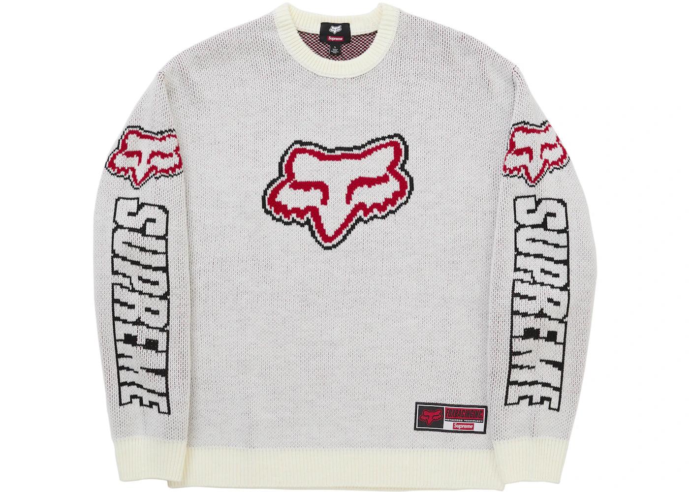 Supreme Fox Racing Sweater White -1