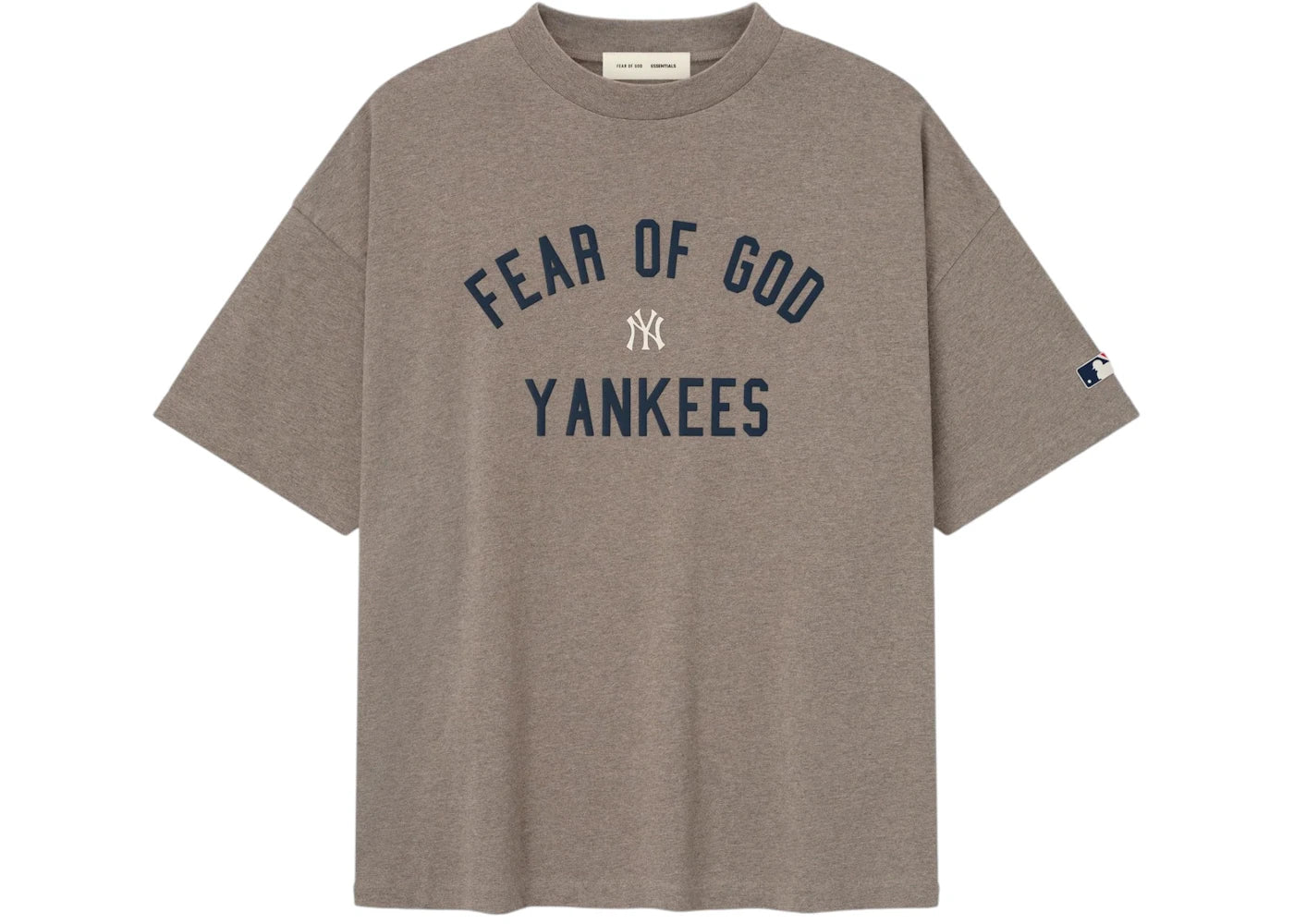 Fear of God Essentials Yankees 90's Tee Homestead Heather -1