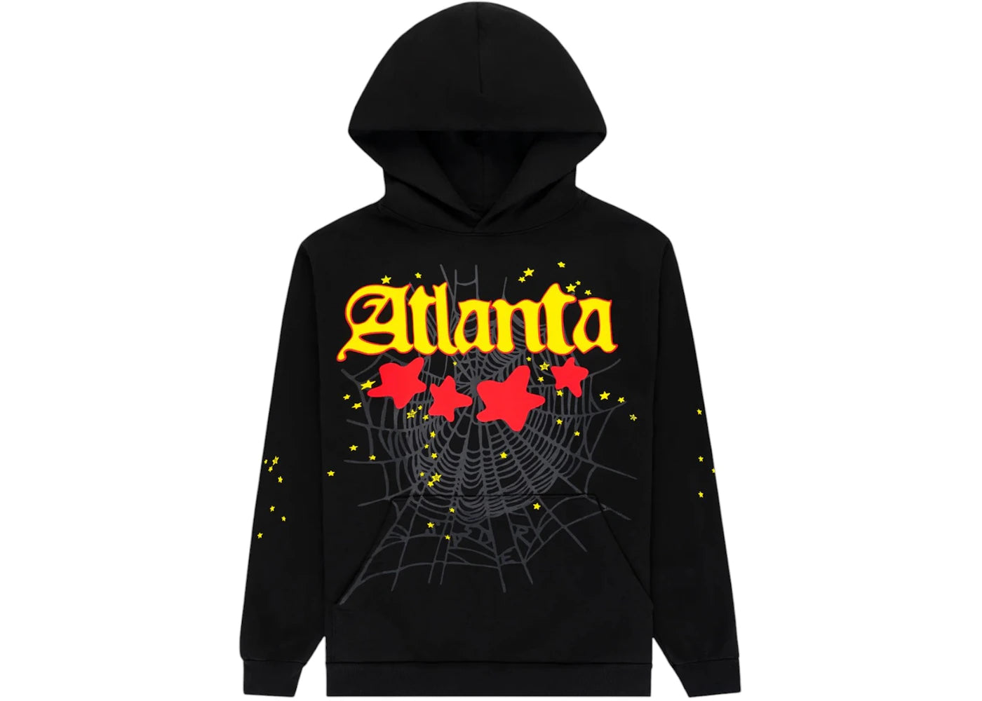 Sp5der Atlanta Hoodie Black -1