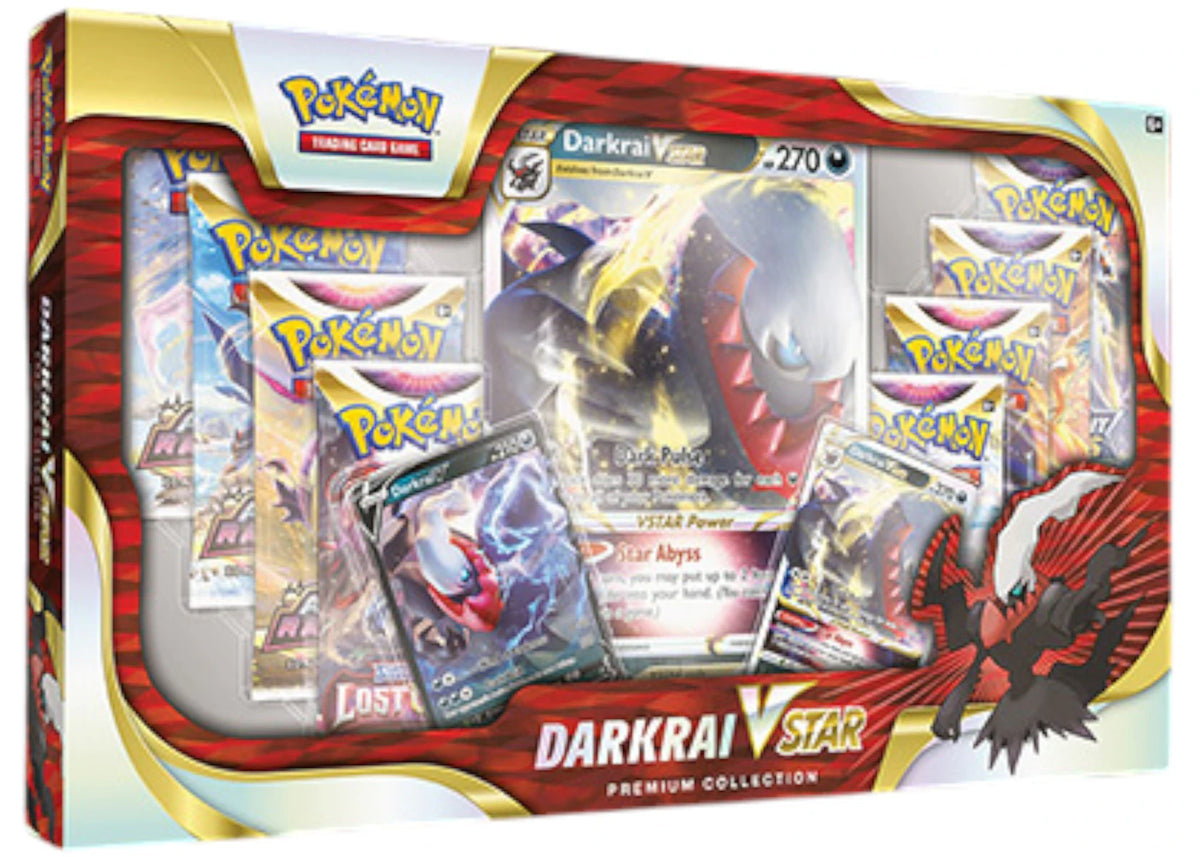 2022 Pokémon Sword & Shield Darkrai VSTAR Premium Collection Box -1