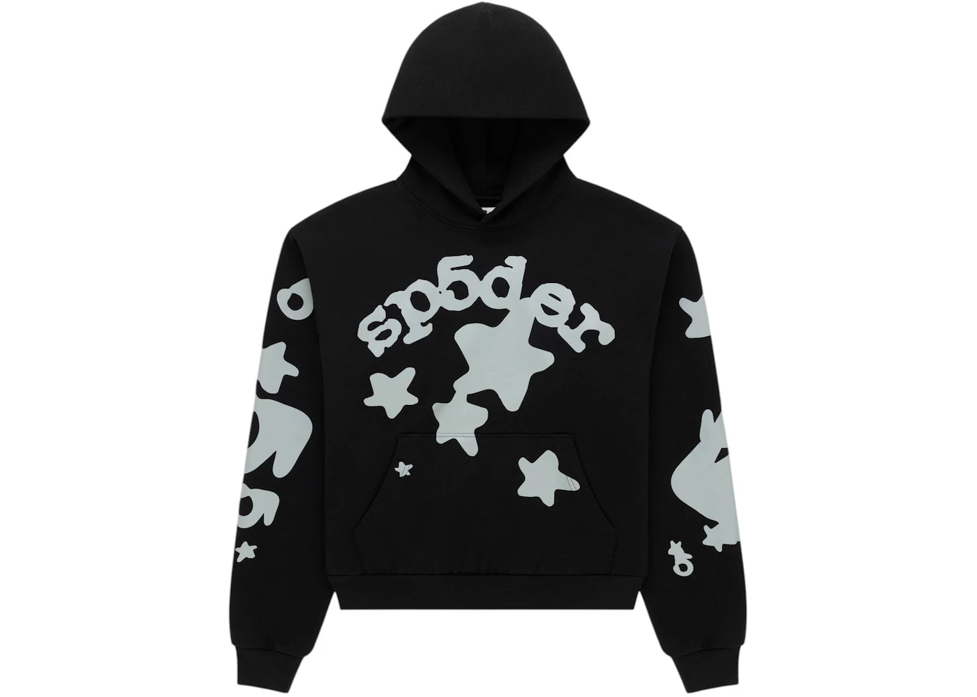 Sp5der Reflective Beluga Hoodie Black -1