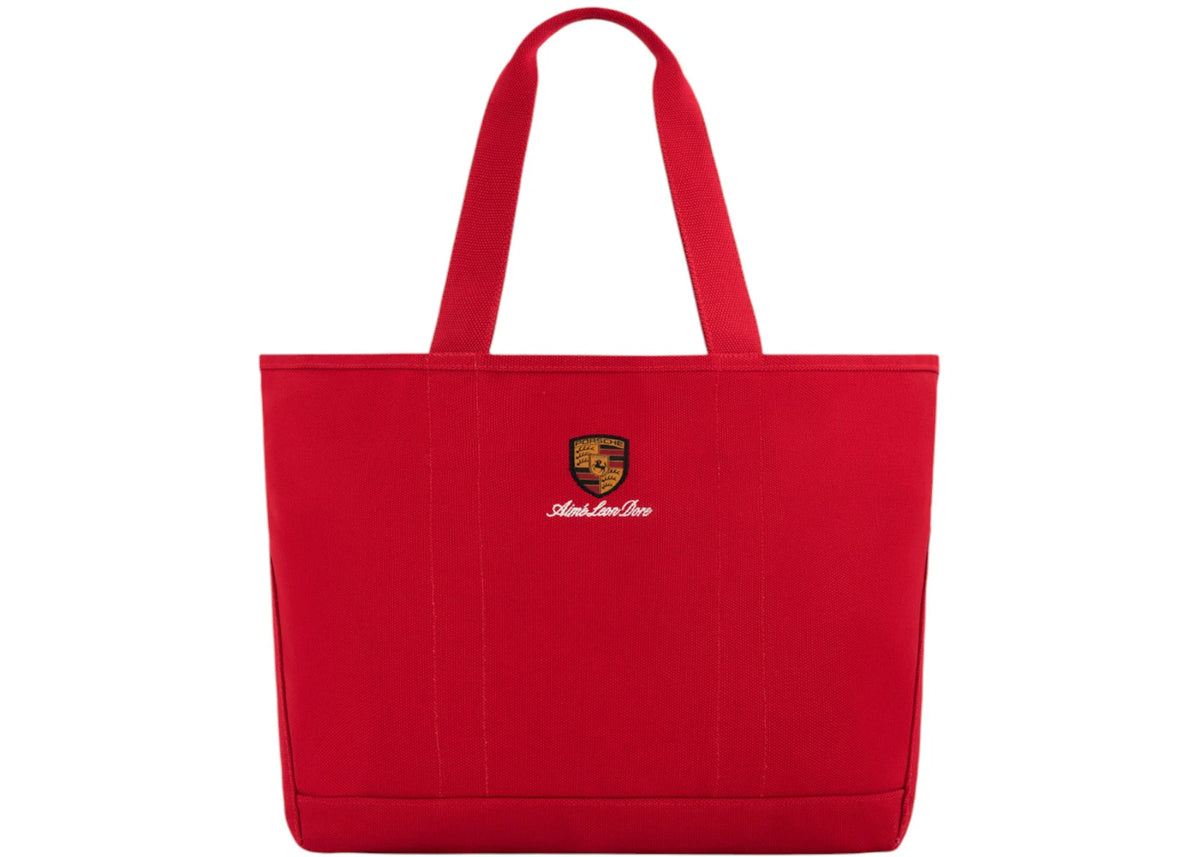Aime Leon Dore x Porsche 993 Turbo Tote Bag Red -1