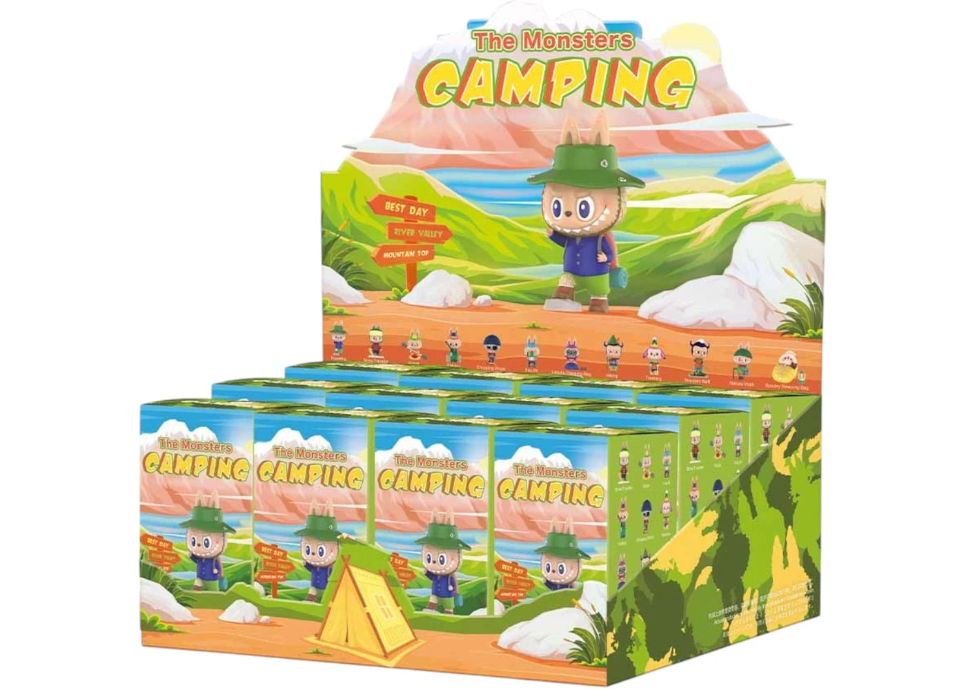 Pop Mart The Monsters Labubu Camping Series Sealed Case (12 Blind Box)-1
