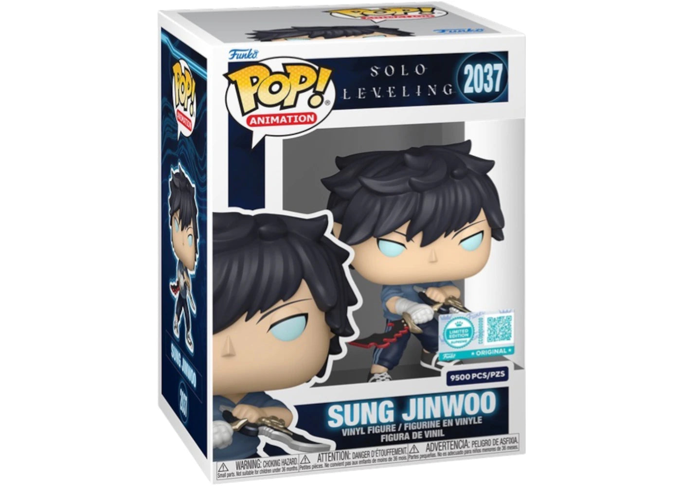 Funko Pop! Animation Solo Leveling Sung Jinwoo Limited Edition Figure #2037 -1
