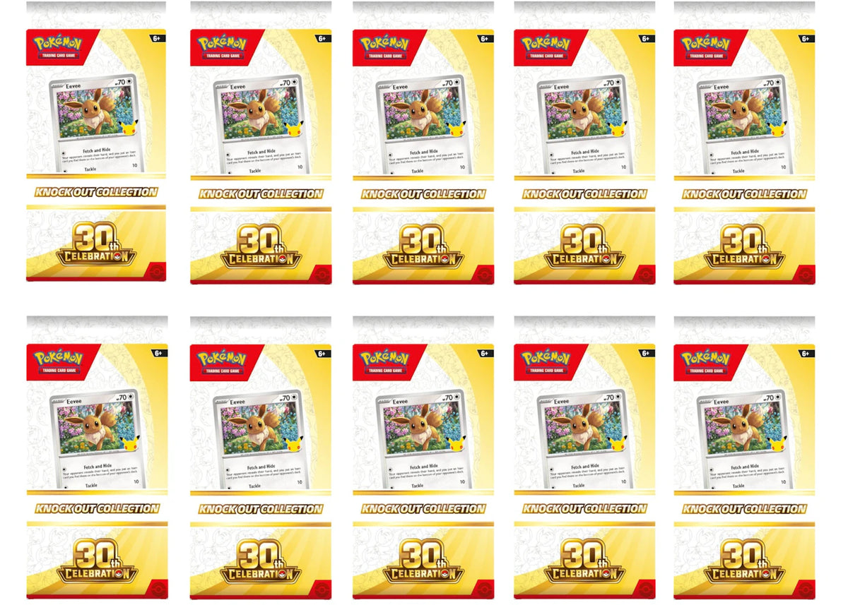 2026 Pokémon Mega Evolution 30th Celebration Knock Out Collection 10x Lot -1