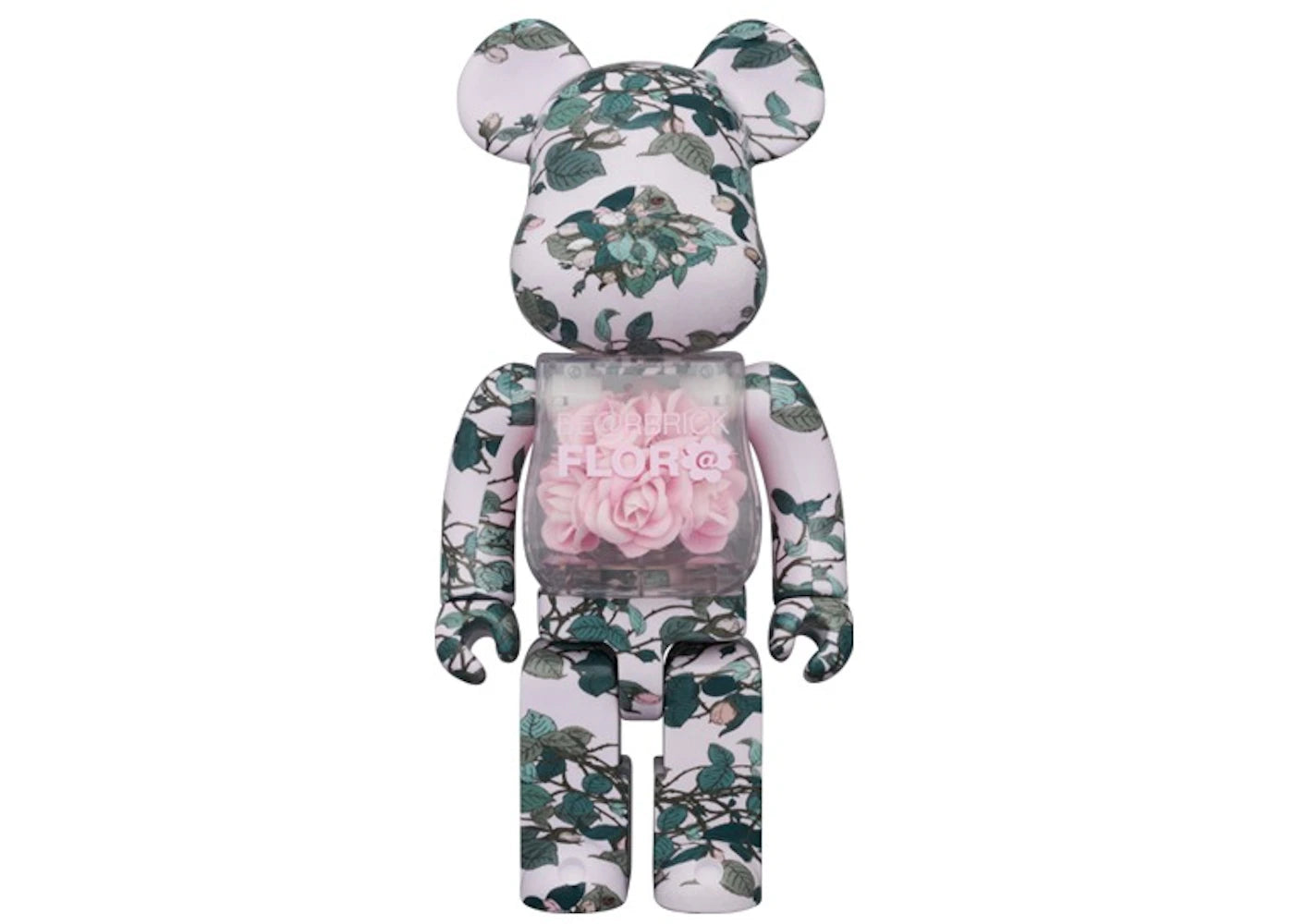 Bearbrick Flor@ Pink Rose 4 -1