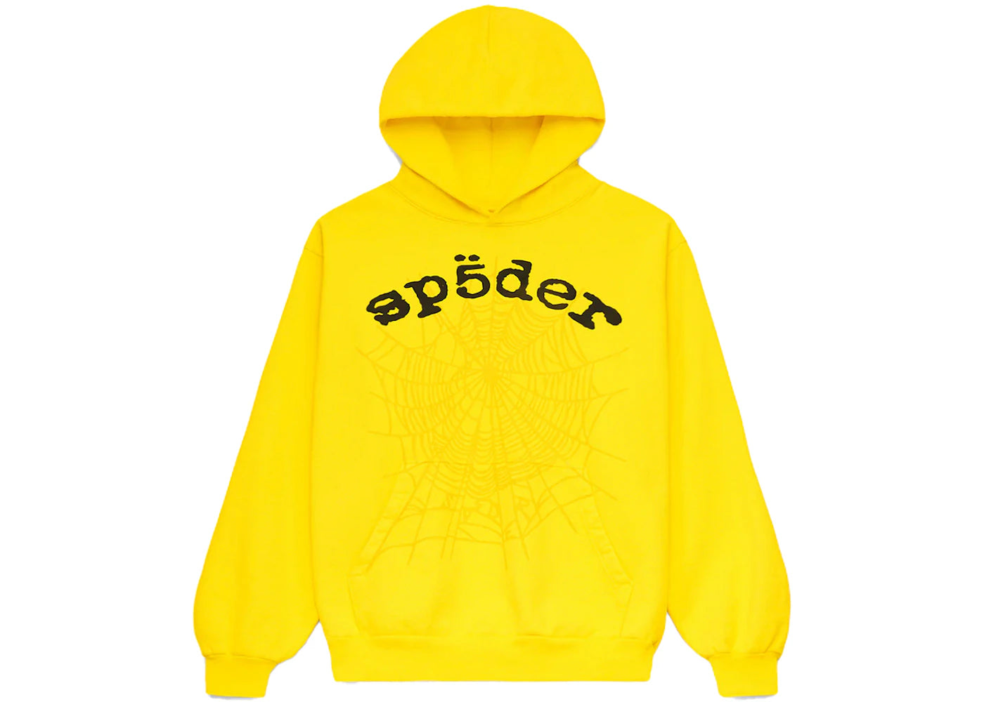Sp5der Legacy Hoodie Yellow -1