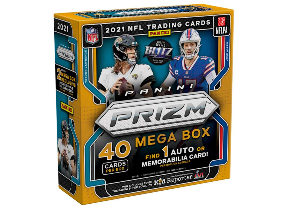 2021 Panini Prizm Football Fanatics Mega Box (Purple Pulsars) -1