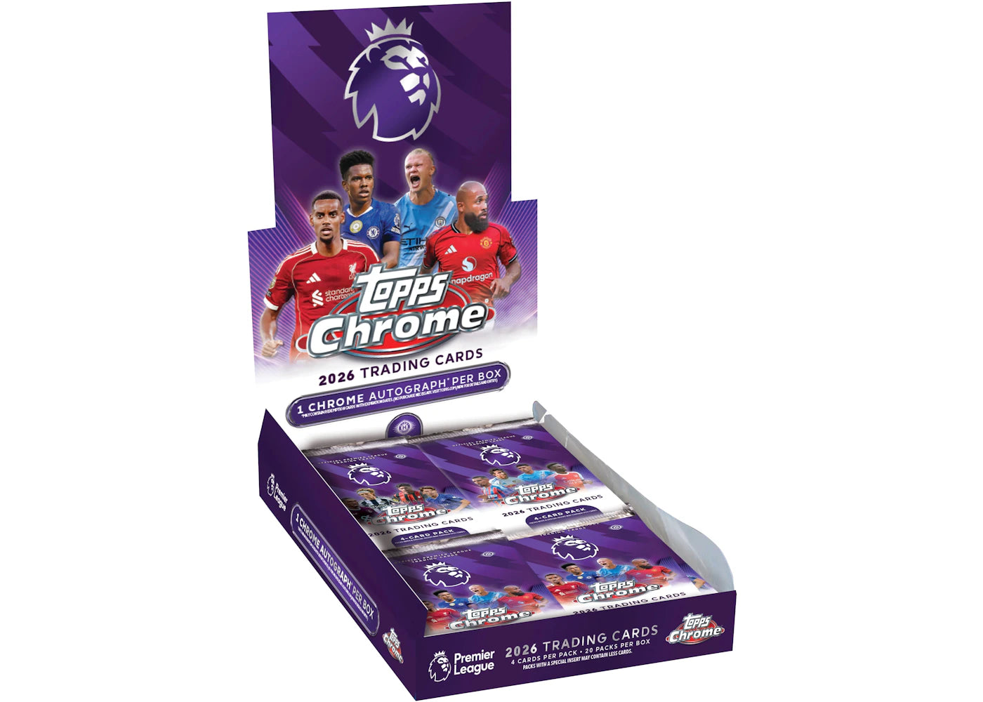 2026 Topps Chrome Premier League Hobby Box -1