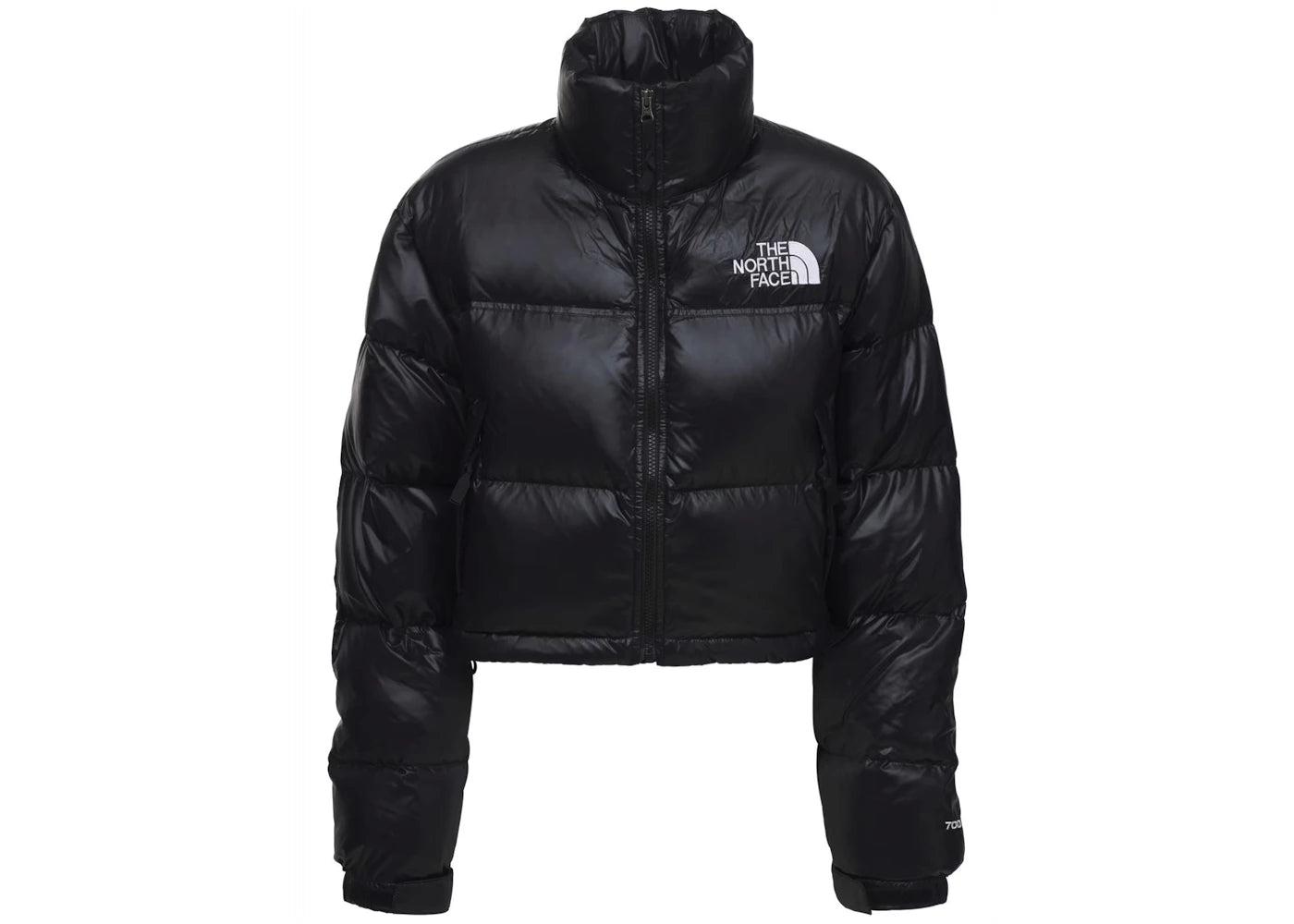 The North Face Womens Nuptse 700 Fill Short Jacket TNF Black -1