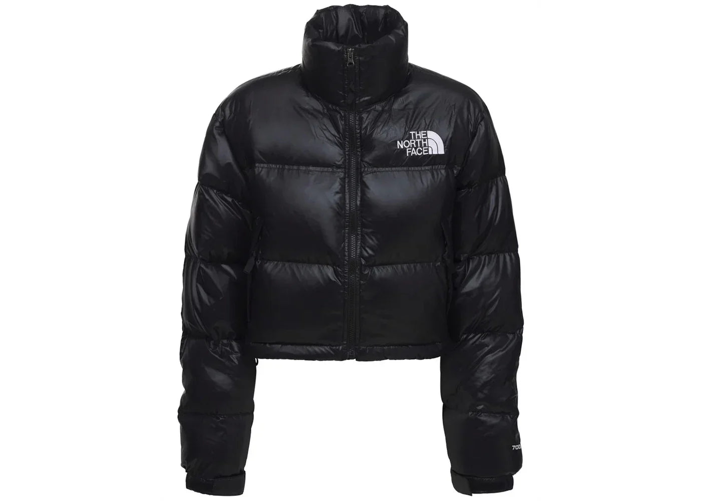 The North Face Womens Nuptse 700 Fill Short Jacket TNF Black -1