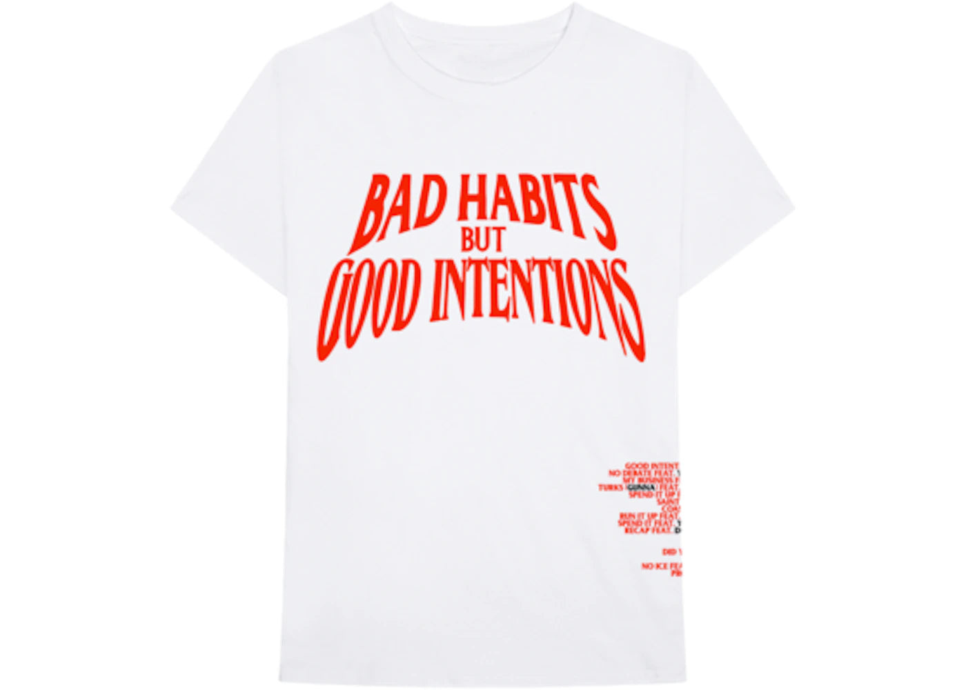 Nav x Vlone Bad Habits Tee White -1