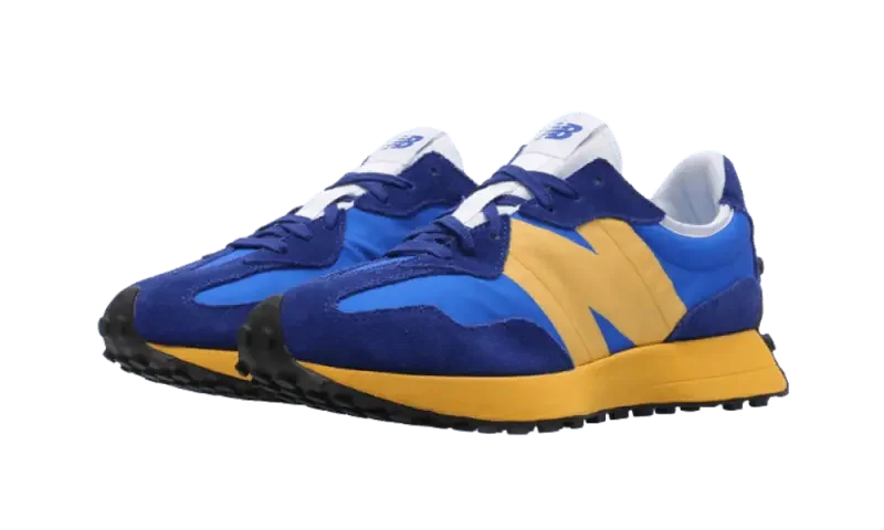 New Balance 327 Blue Yellow - MS327CLB