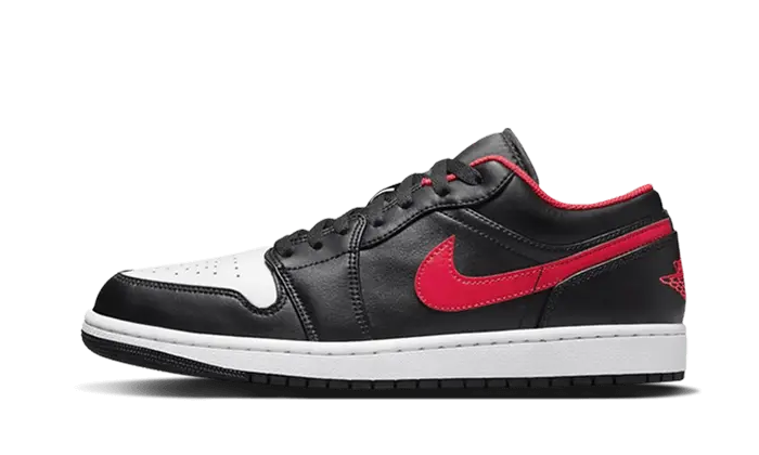 Air Jordan 1 lage witte neus