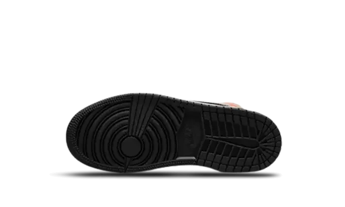 Air Jordan 1 Mid SE Orange Suede Enfant (PS)