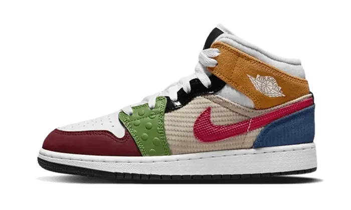 Air Jordan 1 Mid SE Patchwork