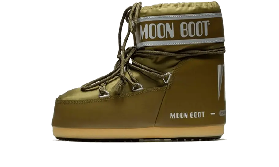 Moon Boot Icon Low Khaki Nylon