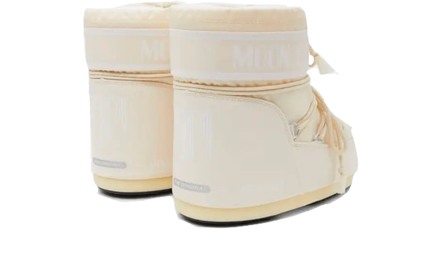 Moon Boot Icon Low Nylon Boot Cream White reverse pair