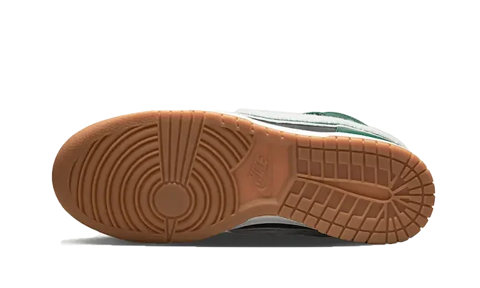 Dunk High Chenille Swoosh Black Green