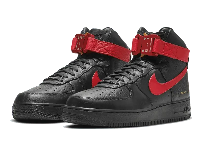 Nike Air Force 1 High Alyx Black University Red - CQ4018-004