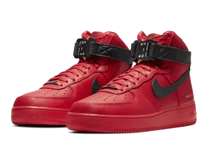 Nike Air Force 1 High Alyx University Red Black - CQ4018-601