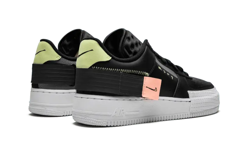 Nike Air Force 1 Low Drop Type Black - CI0054 001