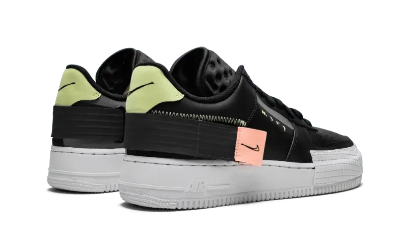 Nike Air Force 1 Low Drop Type Black - CI0054 001