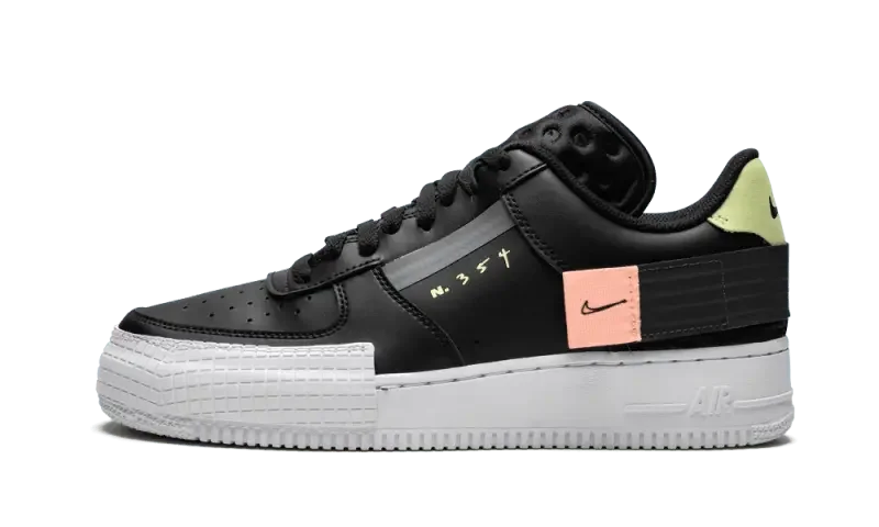 Nike Air Force 1 Low Drop Type Black - CI0054 001