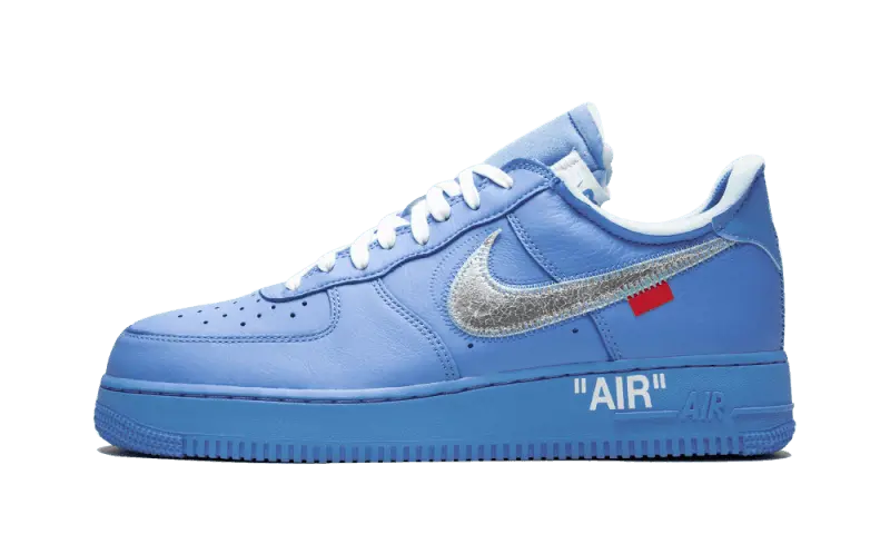 Air Force 1 Laag Gebroken Wit MCA Universiteitsblauw