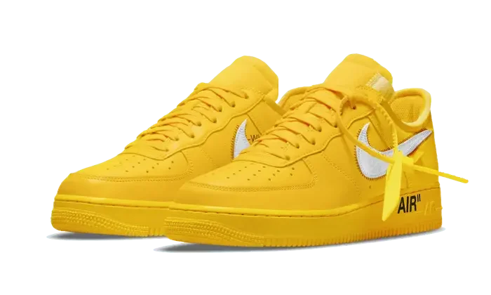 Nike Air Force 1 Low Off-White University Gold Metallic Silver - DD1876-700