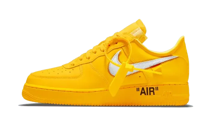 Nike Air Force 1 Low Off-White University Gold Metallic Silver - DD1876-700