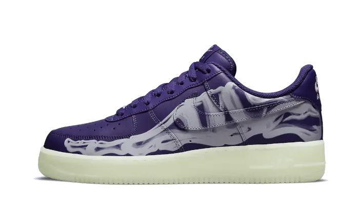 Air Force 1 Laag Paars Skelet Halloween 2021