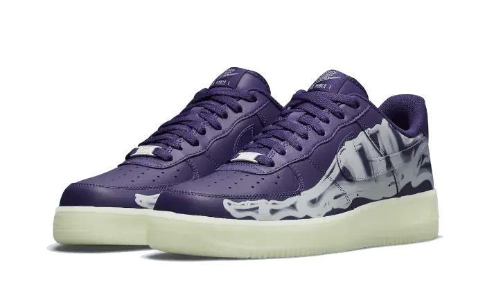 Nike Air Force 1 Low 07 QS Purple Skeleton Halloween (2021) - CU8067-5…