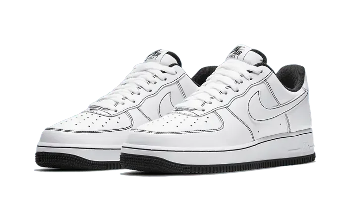 Nike Air Force 1 Low Stitch White Black - CV1724-104