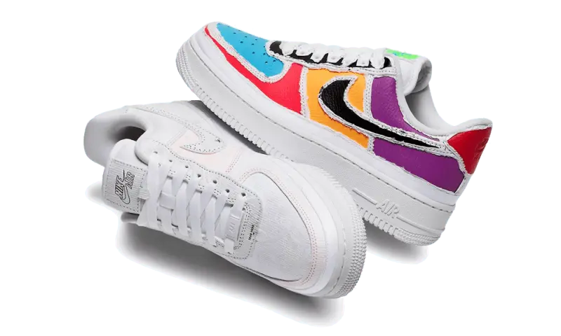 Nike air force 1 con strappo best sale