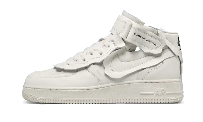 Nike Air Force 1 Mid Comme des Garçons White - DC3601-100
