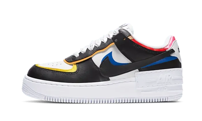 Nike Air Force 1 Shadow White Black Multi - DC4462-100
